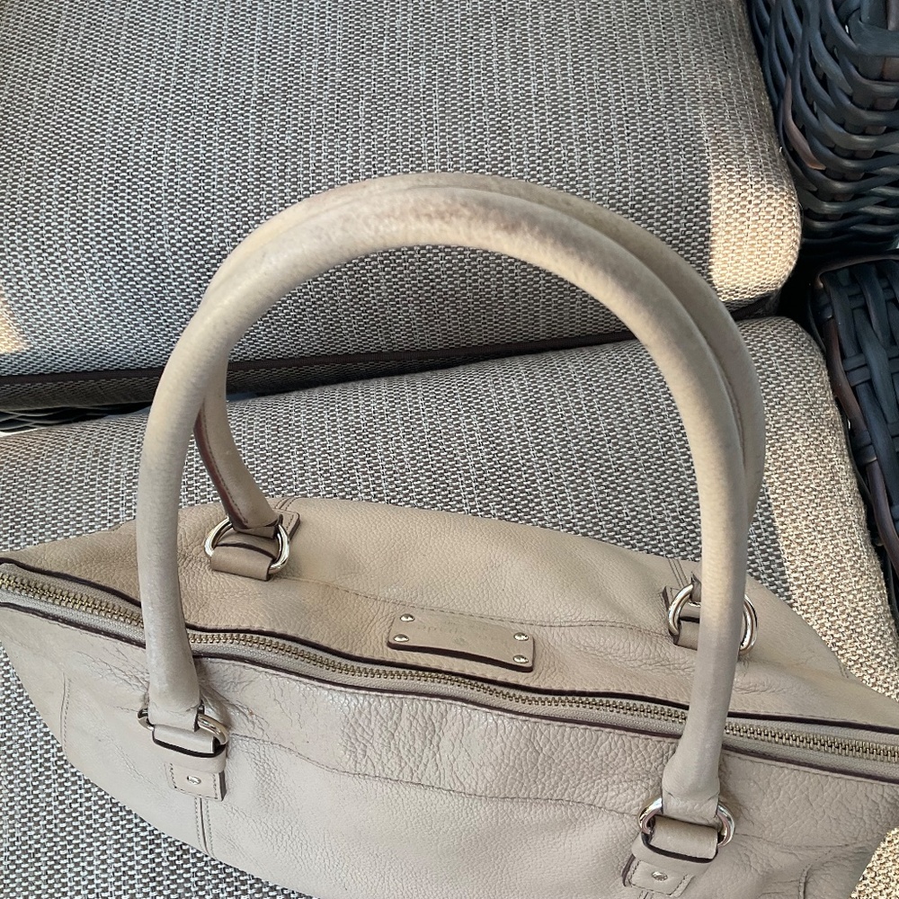 Kate Spade beige shoulder leather bag - Picture 5 of 11
